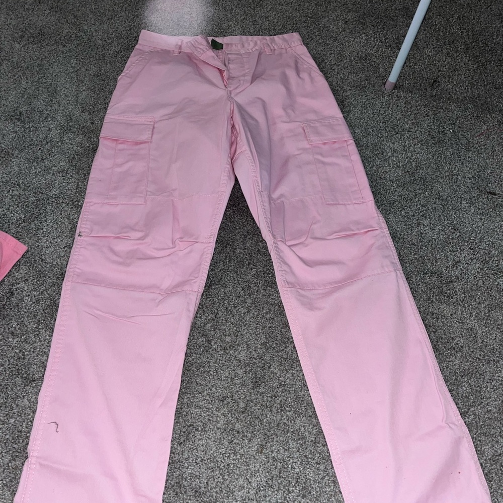 Pink Cargo Pants